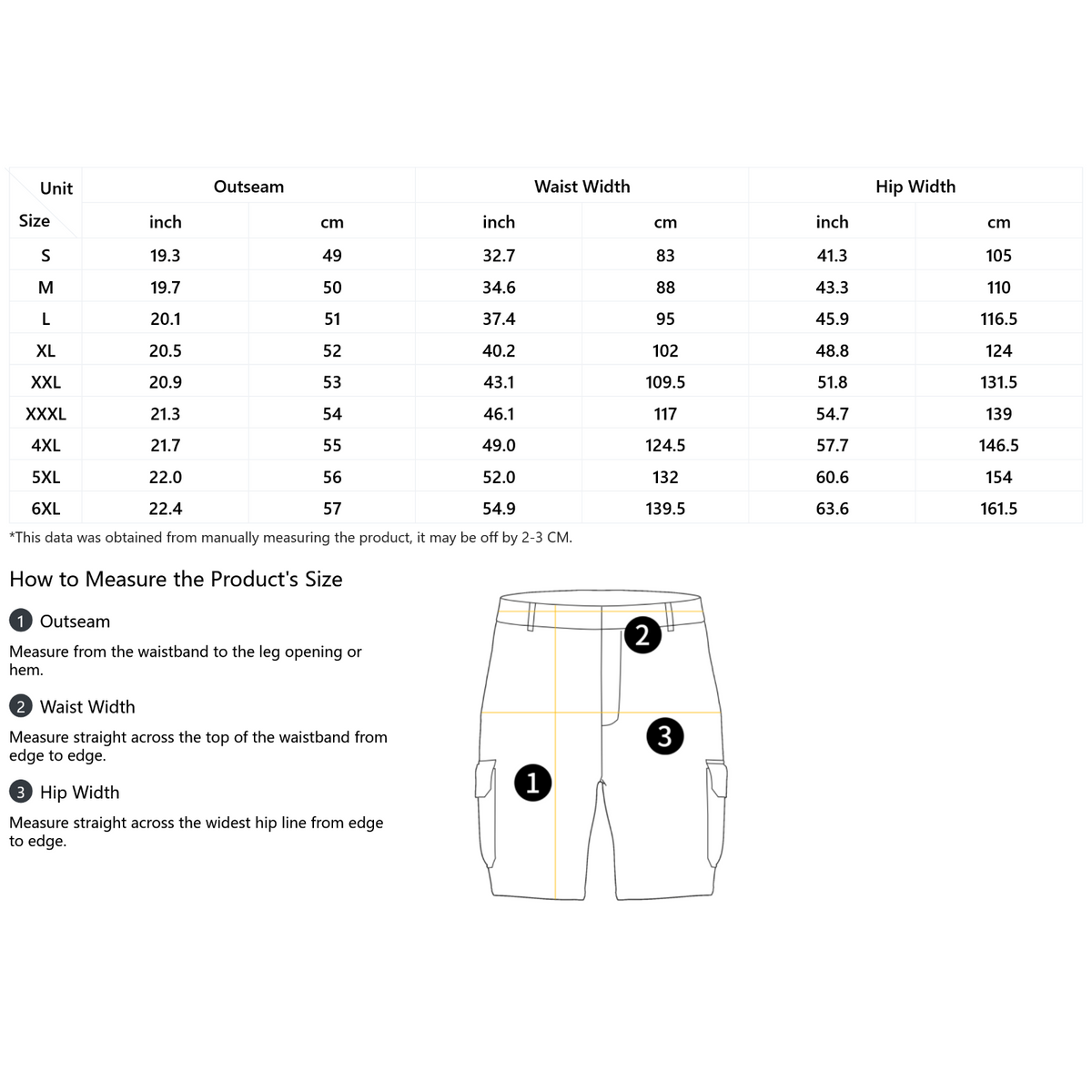 All-Over Print Men's Knee-Length Shorts with Belt Loops&Side Pockets