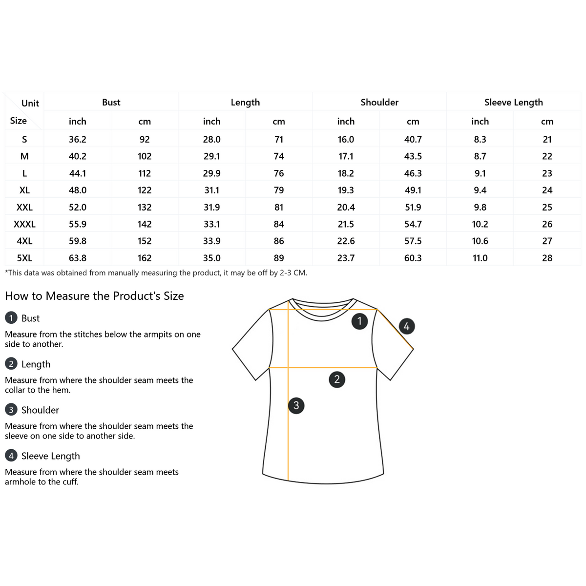 DTG 2 Sides Print Unisex Cotton White O Neck T-Shirt